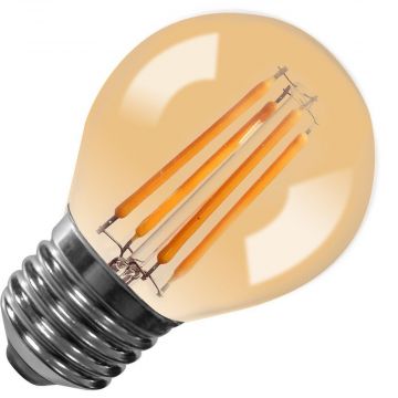Lighto | LED Tropfenlampe | E27 Dimmbar | 4W Gold