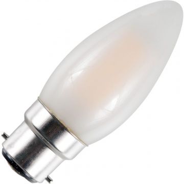 SPL | LED Kerzenlampe | B22d 1,5W (ersetzt 14) matt Dimmbar