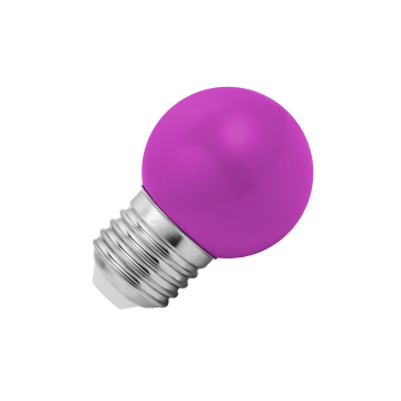 Lighto | LED Tropfenlampe Plastik | E27 | 1W Violett