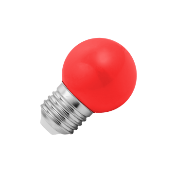 Lighto | LED Tropfenlampe Plastik | E27 | 1W Rot