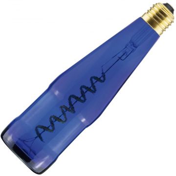 Segula | LED Lampe Flasche| E27 8W (ersetzt 8W) blau Dimmbar