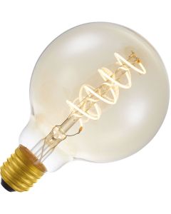 Lighto | LED Globelampe | E27 Dimmbar | 4W 95mm | Gold