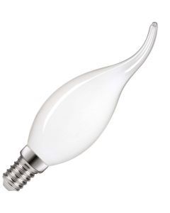 Lighto | LED Kerzenlampe Tip matt| E14 | Dimmbar | 5W (ersetz 47W)