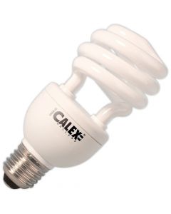 Calex | Energiesparlampe Spiral 12 VV | E27 | 15W (ersetzt 50W) Tageslicht