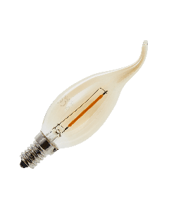 Lighto | LED Kerzenlampe | E14 | 1W Gold