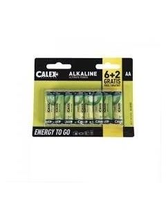 Calex Alkaline penlite AA Batterien Vorteilspaket 6+2 Stück