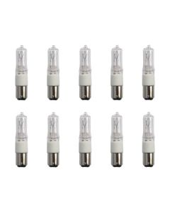 10x Halogen Halolux Ceram  | Ba15d Dimmbar | 150W