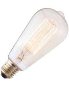 Kohlefadenlampe Edison lampe | E27 Dimmbar | 40W Gold