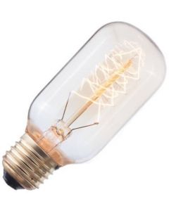 Kohlefadenlampe Röhrenlampe | E27 Dimmbar | 40W 125mm Gold