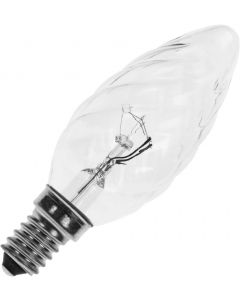 Glühbirne Kerzenlampe gedreht | E14 Dimmbar | 11W 