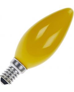 Glühbirne Kerzenlampe | E14 Dimmbar | 25W Gelb
