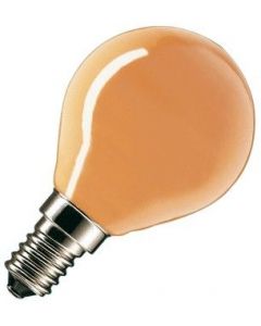 Glühbirne Tropfenlampe | E14 Dimmbar | 25W Orange