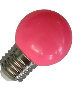 Lighto | LED Tropfenlampe Plastik | E27 | 1W Roza