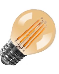 Lighto | LED Tropfenlampe | E27 Dimmbar | 4W Gold