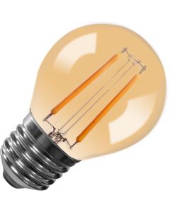 Lighto | LED Tropfenlampe | E27 | 1W Gold
