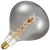 Lighto | LED Glühfaden | Große Fassung E27 | Superlux Lampe | Schwarz | 160mm | 6W