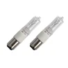 Halogenlampe | Röhrenlampe | Ba15d-Bajonettverschluss | 100W | 15mm | Klar | Hausmarke | ersetzt Halolux | 2 Stück
