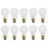 Glühlampe | Große Fassung E27 | Stehlampe | Matt | 60mm | 15W