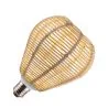 Lighto | LED-Lampe | E27-Fassung | Design-Lampe | Bambusfarbe | T95 | 125mm | 3,5W