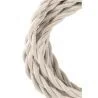 Bailey-Stoffkabel verdrillt 2-adrig beige 3m