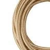 Bailey Stoffkabel 2-adrig metallic champagner 3m