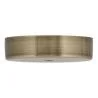 Bailey Deckenkappe Metall bronze antik + transparente Zugentlastung