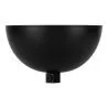 Bailey Deckenkappe Schalenform schwarz + schwarzer Kabelgriff
