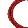 Bailey-Gewebekabel verdrillt 2-adrig rot 3m