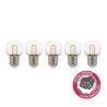 Bailey | 5x LED-Kugellampe | Große Fassung E27 | 2W