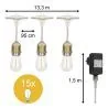 Bailey | Prikkabel 15 Meter | 15 Lichter | IP44