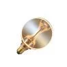 Lighto | LED-Lampe | E27-Fassung | Globelamp | Bernstein | G130 | 130mm | 4W