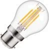 Lighto | LED-Faden | Bajonettfassung B22d | Kugellampe | Hell | 45mm | 5W