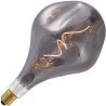 Lighto | LED-Faden | große Fassung E27 | Tropfen | schwarz | 165mm | 4W