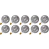 Lighto | LED-Faden | Große Fassung E27 | Globelamp | Gold | 125mm | 5W | 10 Stück