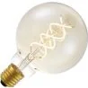 Lighto | LED-Faden | Große Fassung E27 | Globelamp | Gold | 95mm | 5W