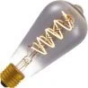 Lighto | LED-Glühfaden | Große Fassung E27 | Edison-Lampe | Schwarz | 64mm | 4W