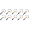 Lighto | LED-Faden | Kleine Fassung E14 | Kugellampe | Hell | 45mm | 4W | 10 Stück