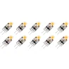 Lighto | LED-Glühbirne | G4-Fassung | Glühbirne zum Einstecken | Klar | 10mm | 1W | 10 Stück | 12V