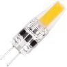 Lighto | LED-Glühbirne | G4-Fassung | Glühbirne zum Einstecken | Klar | 10mm | 1,5W | 12V