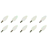 Lighto | LED-Glühfaden | Kleine Fassung E14 | Glühbirne | Klar | 35mm | 2W | 10 Stück | 10 Stück