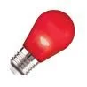 Lighto | LED-Faden | Große Fassung E27 | Rot | Kugelbirne | 45mm | 2W | Dimmbar | Geeignet für Stacheldraht
