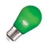 Lighto | LED-Glühfaden | Große Fassung E27 | Grün | Kugelbirne | 45mm | 2W | Dimmbar | Geeignet für Lampenschirm