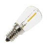 Lighto | LED-Glühfaden | Kleine Fassung E14 | Röhrenlampe | Hell | 26mm | 1W