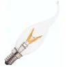 Bailey | LED-Kerzenlampe mit Spitze | Kleine Fassung E14 | 3W Dimmbar