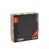 Calex | Deckenplatte aus Metall | Ø100mm | 3 Löcher | Mattschwarz
