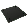 Calex | Deckenplatte aus Metall | 40x40cm | 4 Löcher | Mattschwarz
