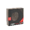 Calex | Textilummanteltes Kabel | 2x0,75mm² | 1,5M | Schwarz/Grau | 60W