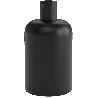 Calex | Lampenfassung | E27-Fassung | Aluminium | Mattschwarz | Alukabelklemme | 60W