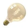 Calex | LED-Glühfaden | Große Fassung E27 | G95 | Globe | Gold | 3,8W