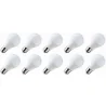 Lighto | LED-Glühbirne | Große Fassung E27 | Standard-Glühbirne | Opal | 60mm | 7W | 10 Stück
